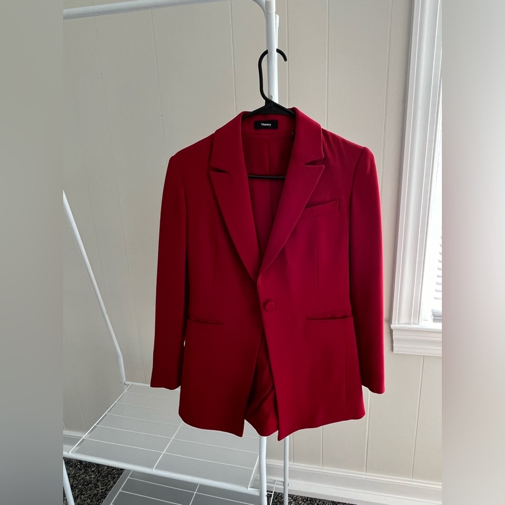 Red Theory Blazer